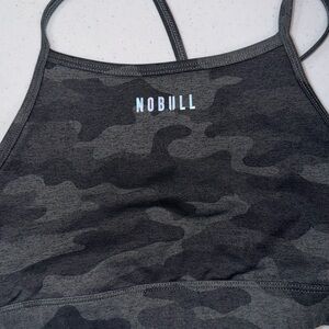 NOBULL Women's Camouflage Sports Bra - Gray